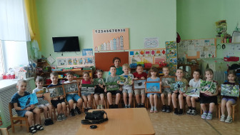 Фотограф - орнитолог в гостях у ребят.
